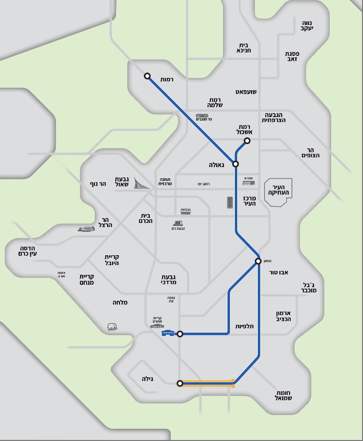 Jerusalem Light Rail  – Blue Line