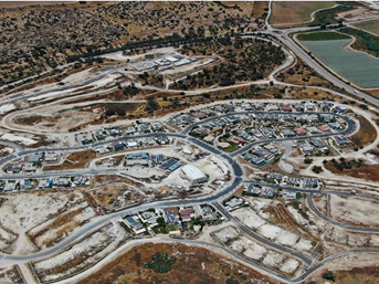 Development of the settlements east of Lachish